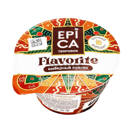 Творожный продукт "Epica Flavorite" имбирный пряник 7.5% 130г