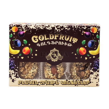 Candies "Gold Fruit" dry fruits assortment, nuts 160g