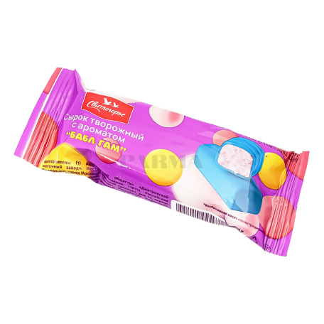 Պանրիկ կաթնաշոռային «Свитлогорье Bubble Gum» մաստակ, ջնարակապատ 40գ