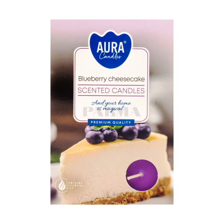 Մոմ «Aura Blueberry Cheesecake» 6հատ