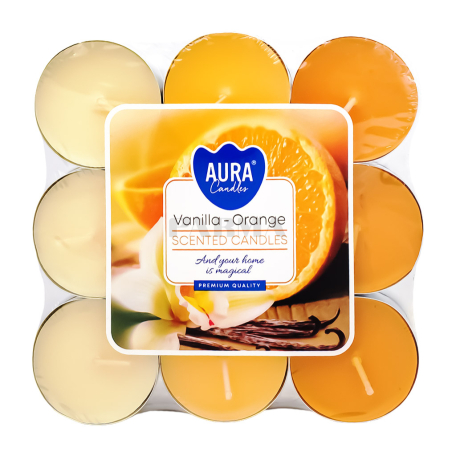 Մոմ «Aura Vanilla-Orange» 18հատ