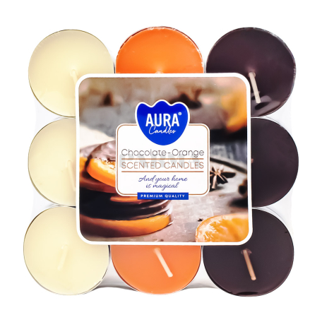 Մոմ «Aura Chocolate-Orange» 18հատ