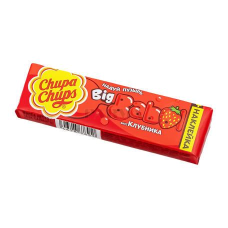Chewing gum "Chupa Chups Big Babol" strawberry 20g