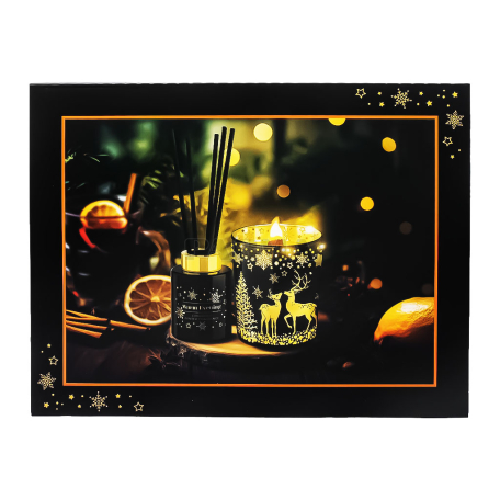 Collection "Bartek Warm Evening" scented+candle