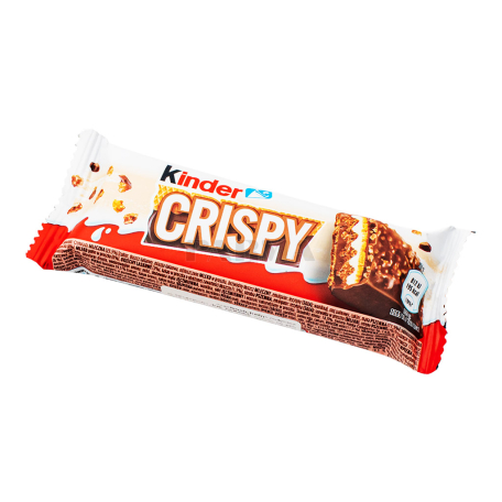 Baton "Kinder Crispy" milk chocolate 34g