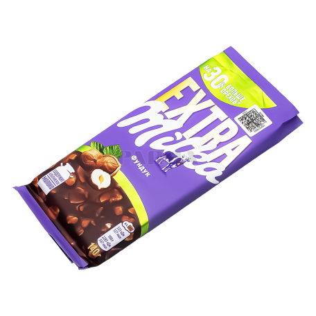 Շոկոլադե սալիկ «Milka Extra» պնդուկ 140գ