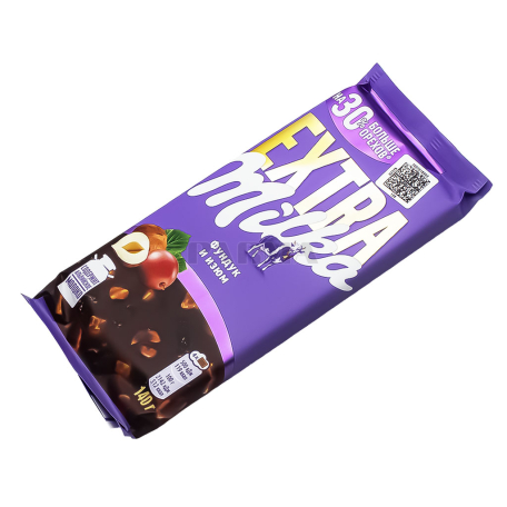 Շոկոլադե սալիկ «Milka Extra» պնդուկ, չամիչ 140գ