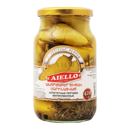 Մարինացված պղպեղ «Aiello» 420գ