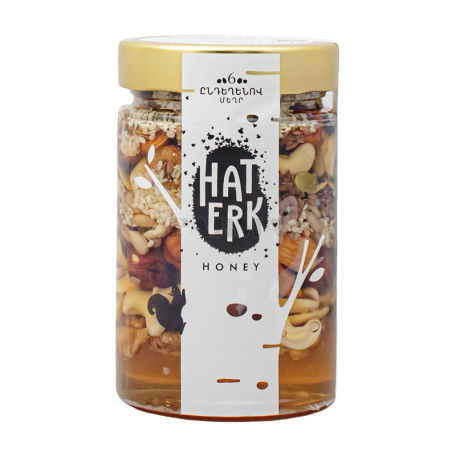 Honey "Haterk" with legumes 400g