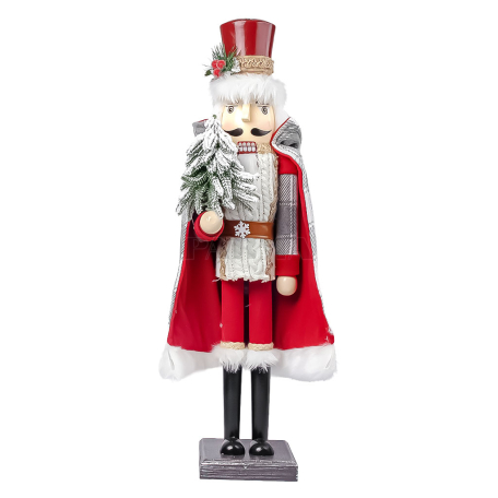 Новогодняя игрушка щелкунчик 61см