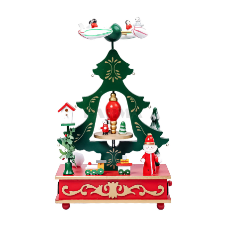 Christmas composition christmas tree