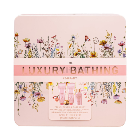 Collection "The Luxury Bathing" peony, peach, raspberry 4pcs