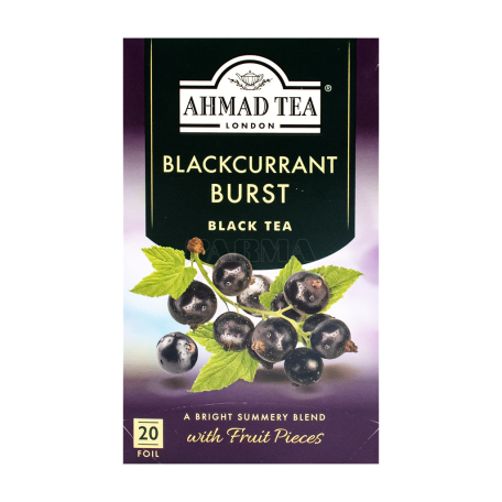 Tea "Ahmad" black, black currant 40g