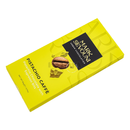 Շոկոլադե սալիկ «Մարկ Սևունի» պիստակ, սուրճ 90գ