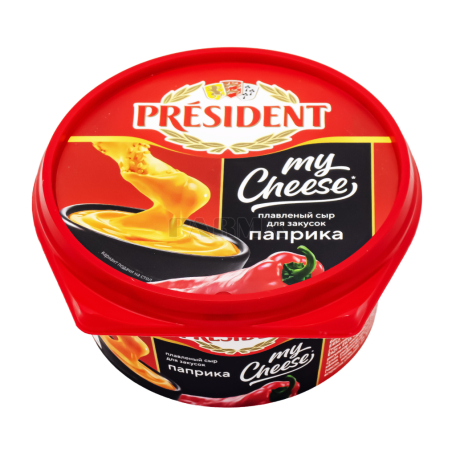 Плавленый сыр "President My Cheese" паприка 125г