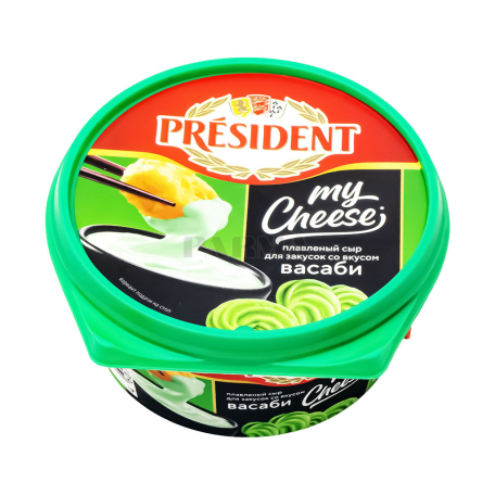 Плавленый сыр "President My Cheese" васаби 125г