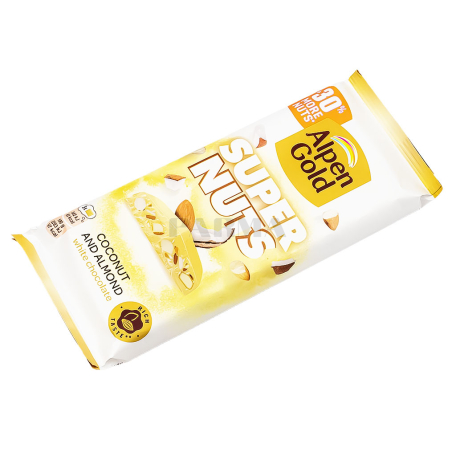 Chocolate bar "Alpen Gold" coconut, almond 120g