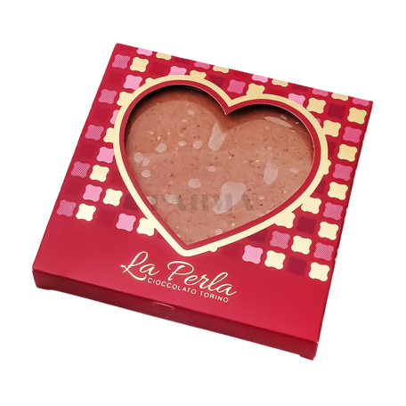 Շոկոլադե սալիկ «La Perla» սպիտակ, ազնվամորի, պիստակ 170գ
