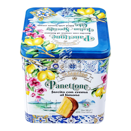 Panettone "Valentino" kulich, lemon cream 500g