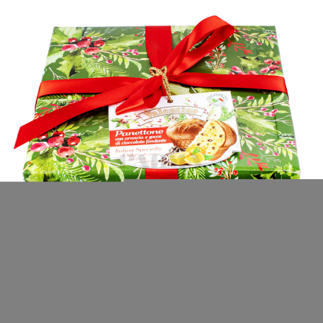 Panettone "Valentino" kulich, dark chocolate, orange 1000g