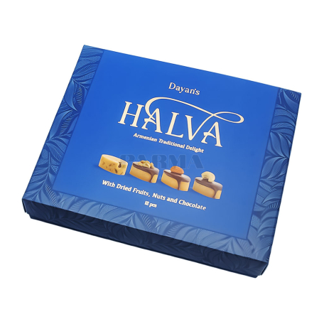 Халва "Dayan`s Sweets" традиционная, шоколад, сухофрукты, орехи 380г