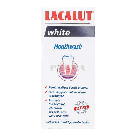 Ողողման հեղուկ «Lacalut White» 300մլ