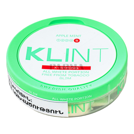 Снюс "Klint N5" яблоко, мята 20x20мг