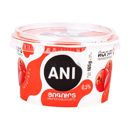 Յոգուրտ թերմոստատային «Անի» հաղարջ 0.5% 165գ