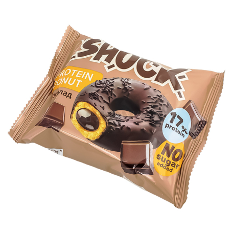 Doughnut "FitnessShock Protein" chocolate, sugar free 70g