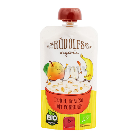 Porridge "Rudolfs" oat, peach, banana 110g