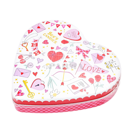 Шоколадные конфеты "See`s Candies Lovestruck Heart Tin" коллекция 298г