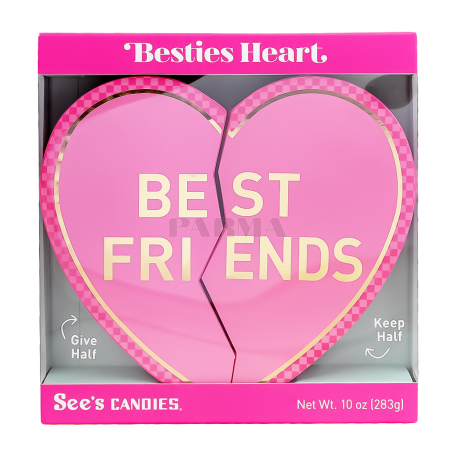 Շոկոլադե կոնֆետներ «See`s Candies Besties Heart» հավաքածու 283գ
