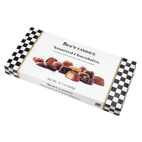 Շոկոլադե կոնֆետներ «See`s Candies» կարամել, կաթնային, նուշ 360գ