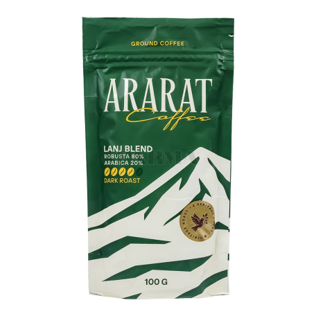 Ground coffee "Ararat Lanj Blend Arabica Robusta" 100g