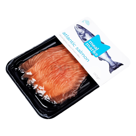 Սաղմոնի ֆիլեի կտորներ «Meal Mark» թույլ աղադրված 130գ