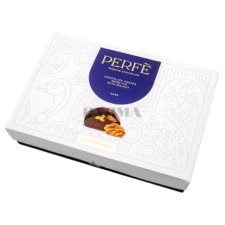 Шоколадные конфеты "Perfe" темные, сушеный инжир, орехи 250г