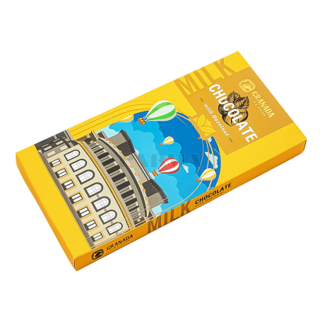 Շոկոլադե սալիկ «Granada» կաթնային, պնդուկ 75գ