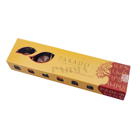 Շոկոլադե կոնֆետներ «Paradox» մուգ, չիր, ընդեղեն 60գ