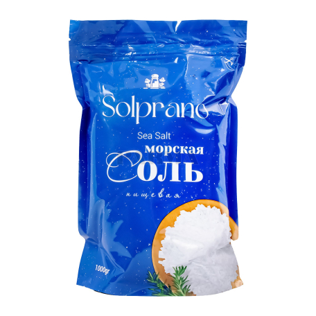 Sea salt "Solprano" small 1kg