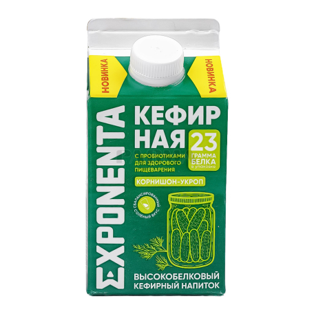 Կեֆիր «Exponenta» կորնիշոն, սամիթ 0.1% 450գ