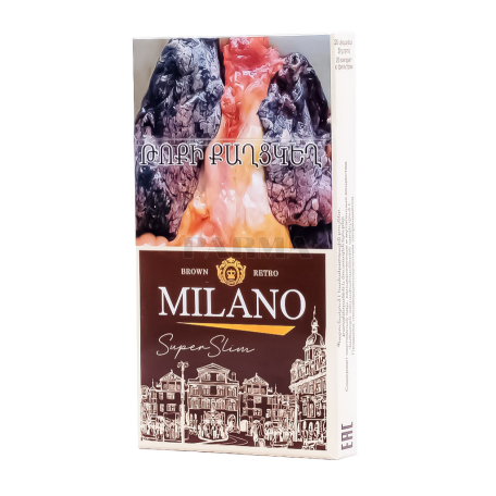 Ծխախոտ «Milano Retro Brown Super Slim»