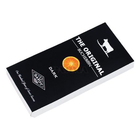 Шоколадная плитка "Bucheron The Original" темная, апельсин 72% 90г