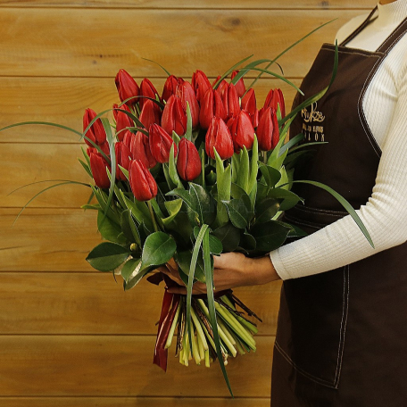 Ծաղկեփունջ «Any Rose Velina» կակաչ