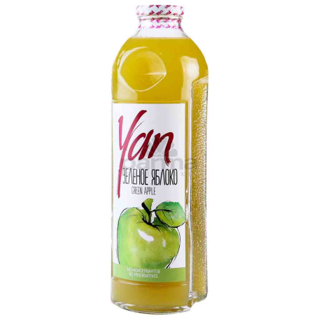 Հյութ բնական «Յան Organic» կանաչ խնձոր 930մլ