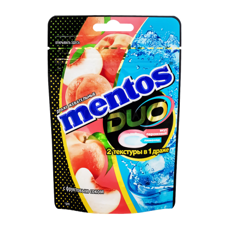 Դրաժե «Mentos Duo» դեղձ 45գ