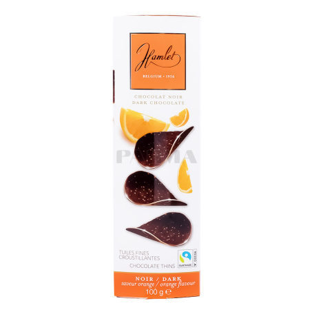 Chocolate chips "Hamlet" dark, orange 100g