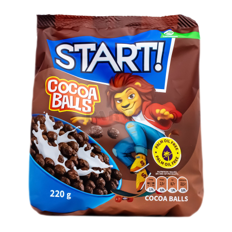 Պատրաստի նախաճաշ «Start» շոկոլադ 220գ
