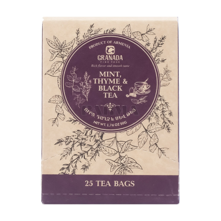 Թեյ «Granada» սև, ուրց, դաղձ 50գ