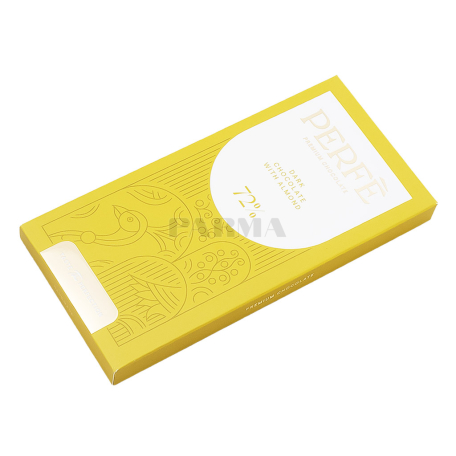 Շոկոլադե սալիկ «Perfe» մուգ, նուշ 72% 100գ