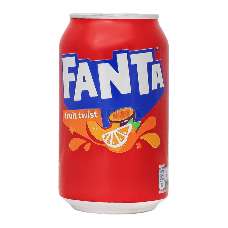 Освежающий напиток "Fanta" апельсин, маракуйя, персик 330мл